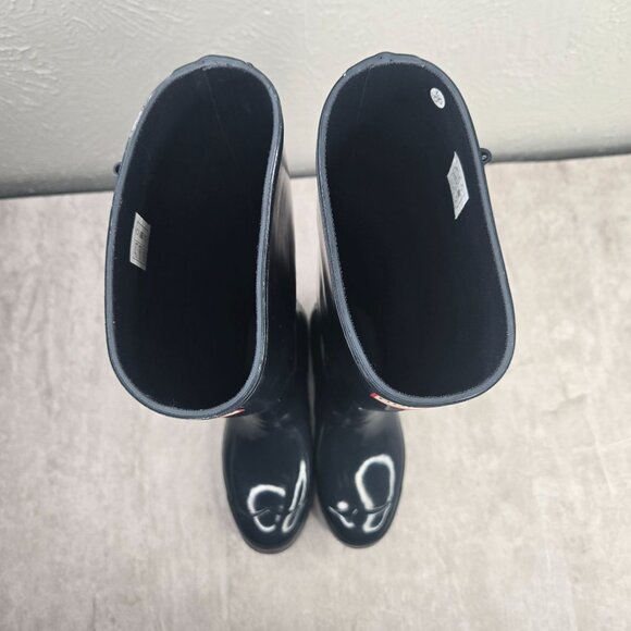 Hunter Knee High Rainboot Womens Size 9 Blue Outdoor Rubber Snow Rain Booties - Picture 2 of 13